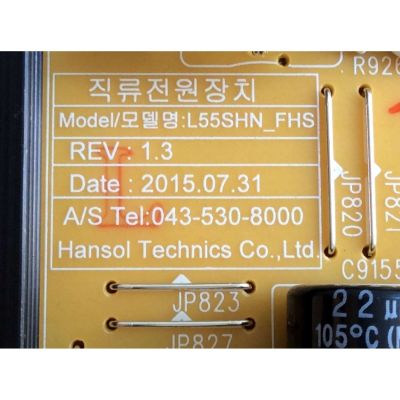 FUENTE DE PODER PARA TV SAMSUNG / NUMERO DE PARTE BN4400859A / L55SHN_FHS / BN44-00859A / MODELOS UA50JS7200KXXM / UN55JS7000 / UA55JS7200 / UN55JS700DFXZA EH01 / UE55JU6800KXZT / UN55JS7000FXZA EH01 / UA55JS7200 / UN55JS700  / MAS MODELOS EN DESCRIPCIÓN - Imagen 4